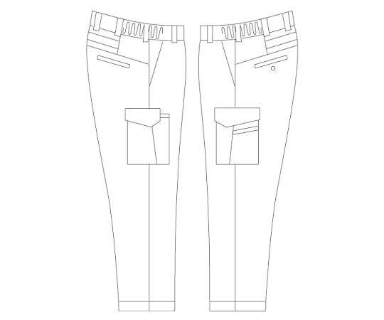 Spring/Summer Workwear Antistatic JIS Compliant Verdexcel Stretch Cargo Pants 80% Poly Navy 5L VES527C-SITA-5L 1 Pair