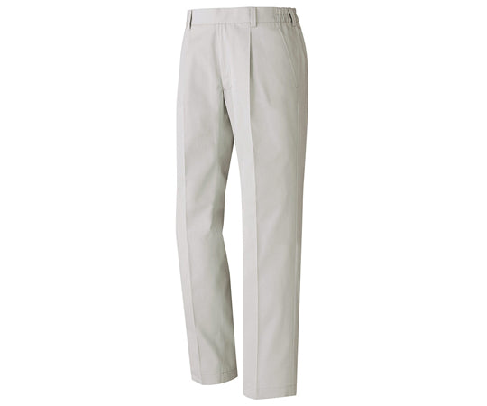Spring/Summer Workwear, Antistatic JIS Compliant, Unisex Slacks, Silver Gray, L, GS671-SITA-L, 1 Piece