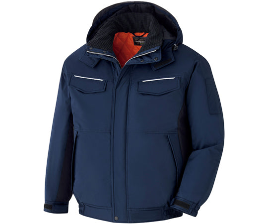 防水防寒作業服 ベルデクセル ブルゾン ネイビー×ブラック S　VE1057-UE-S 1着