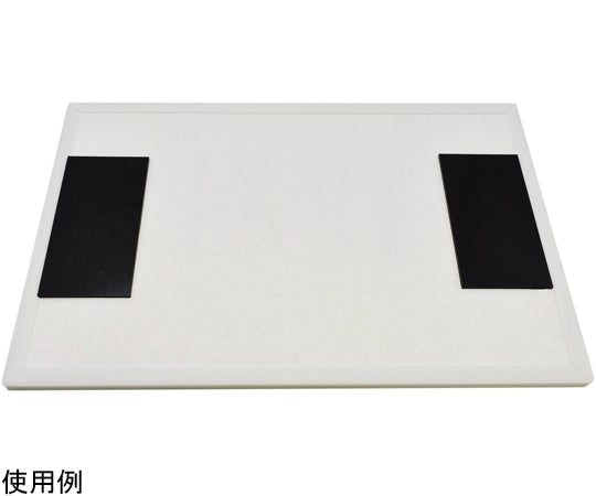 超強力マグネットシート　滑り止め加工　粘着付　カットタイプ　100×50mm　2片付　AGWF-2 2片入