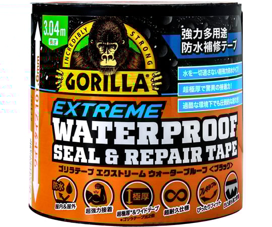 Gorilla Tape Extreme Waterproof Black NO.1782 1pc