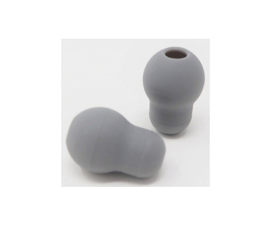 AD Soft Plus Ear Tips, Large, Gray, 2 pieces, 702-10, 1 bag (2 pieces)