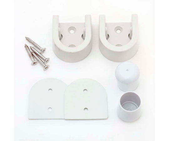 Laundry pipe bracket set 2 pieces R22-01 1 set (2 pieces)