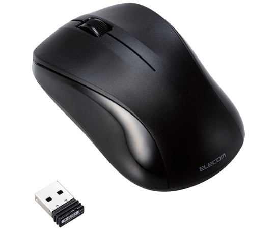 法人向けマウス　無線　IRマウス　Mサイズ　抗菌　ブラック　M-K6DRKBK/RS 1個