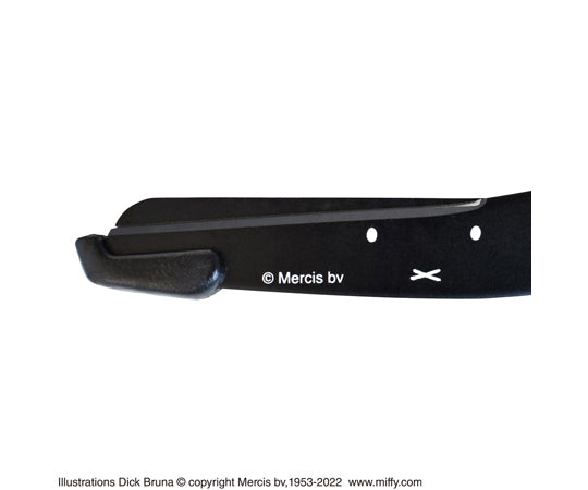 캐릭터 의료용 가위 미피 페이스 블랙 ST-UMF0003 1개