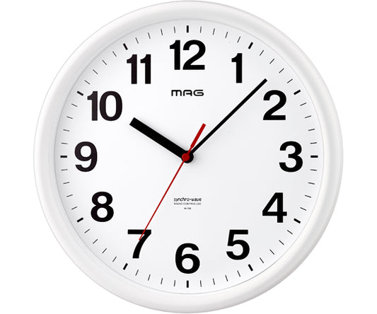MAG電波掛時計　パルク　W-768 WH-Z 1個