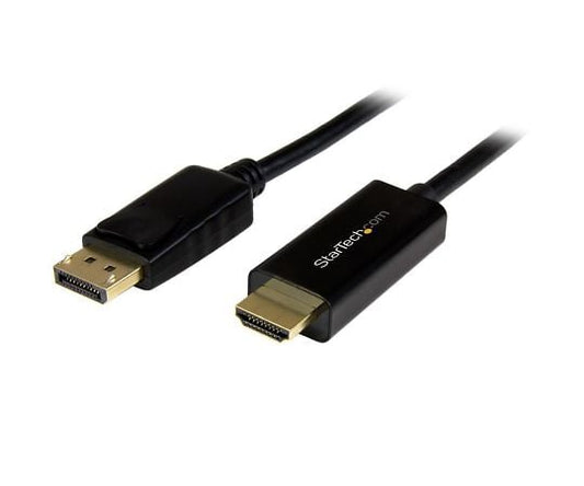 DisplayPort - HDMI 변환 어댑터 케이블/2m/DP 1.2 - HDMI 비디오 변환/4K30Hz/디스플레이 포트 - HDMI 변환 코드/DP - HDMI 패시브 케이블/래치 첨부 DP 커넥터 DP2HDMM2MB 1개