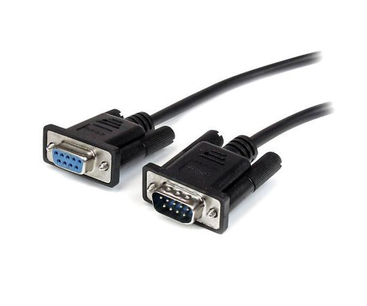 RS-232C Straight Cable 2m Black D-Sub 9-pin (male) - D-Sub 9-pin (female) MXT1002MBK 1 piece