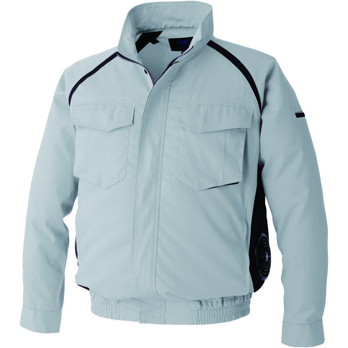 空調服　空調服［［Ｒ下］］　長袖ブルゾン　ウエアのみ　シルバー　ＬＬ　KU92400K30S4　1 着