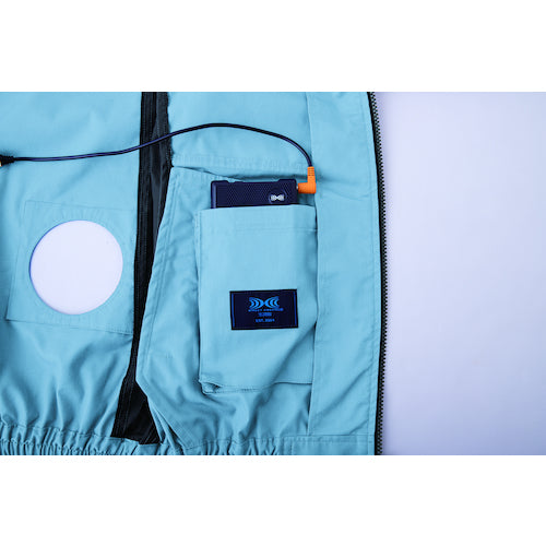 空調服　空調服［［Ｒ下］］　長袖ブルゾン　ウエアのみ　クールブラック　３Ｌ　KU92401K90S5　1 着