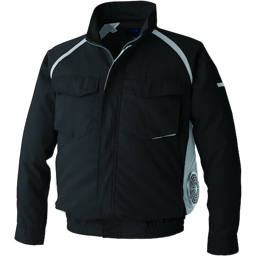 空調服　空調服［［Ｒ下］］　長袖ブルゾン　ウエアのみ　クールブラック　３Ｌ　KU92400K90S5　1 着