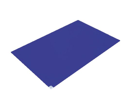 粘着クリーンマット 600×450mm ブルー 1シート 30枚入　CM6045-1P-B 1シート(30枚入)