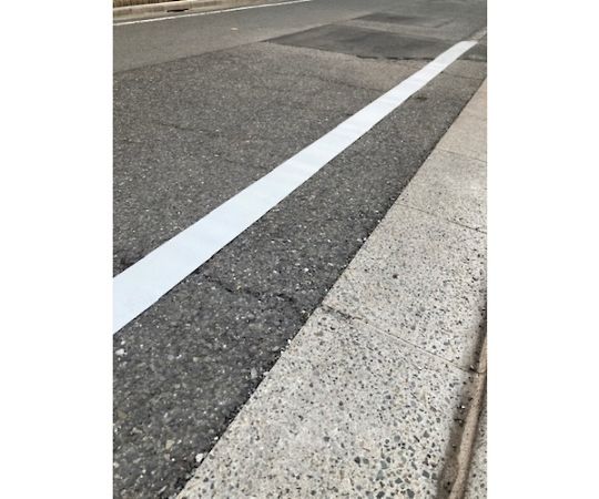 포장 도로용 임시 라인 테이프 50mm폭×45m 화이트 CR5045-W 1권