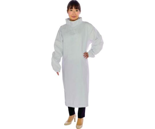 Chemical-resistant high neck smock, free size, CR-HSM, 1 piece