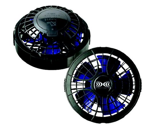 ® One-touch power fan Black x Blue (2 pieces) FAN2400SPBB 1 set (2 pieces)