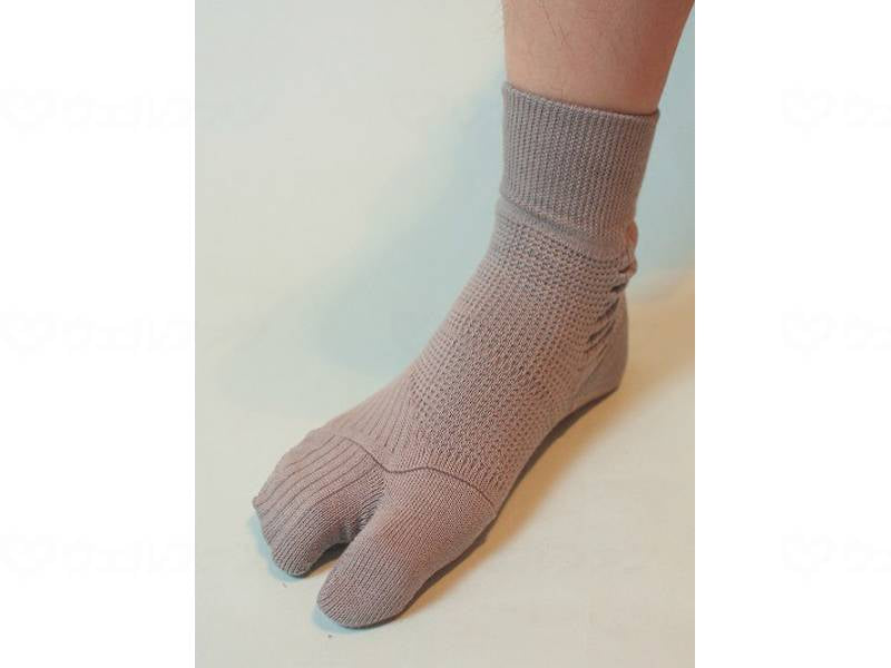Corporation Pearl Star Bunion Socks, Gray, 26-27cm