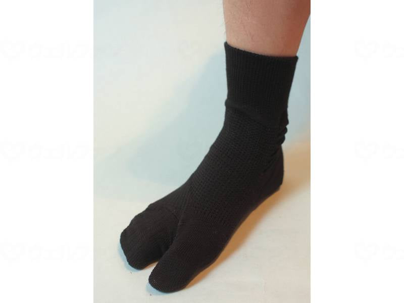Corporation Pearl Star Bunion Socks, Black, 25-26cm