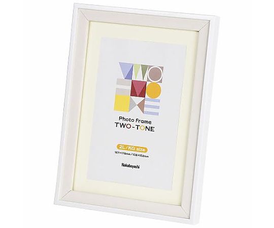 ２Ｌ/ＫＧ判 フォトフレーム(ﾎﾜｲﾄ)　EA761LP-164 1枚