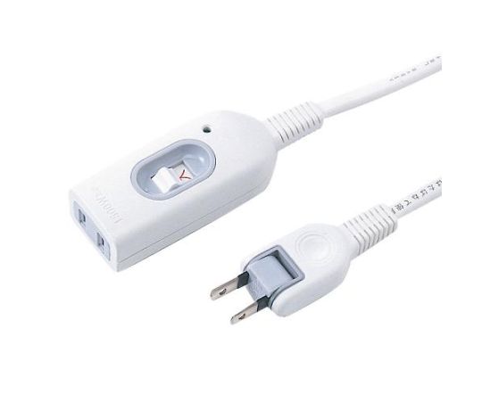AC125V/15Ax1.0m Extension cord (with intermediate switch) EA815GA-89 1 piece