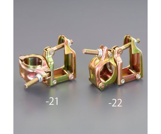 φ42.7/φ48.6mmx□50mm 角丸ｸﾗﾝﾌﾟ(自在)　EA948TE-22 1個