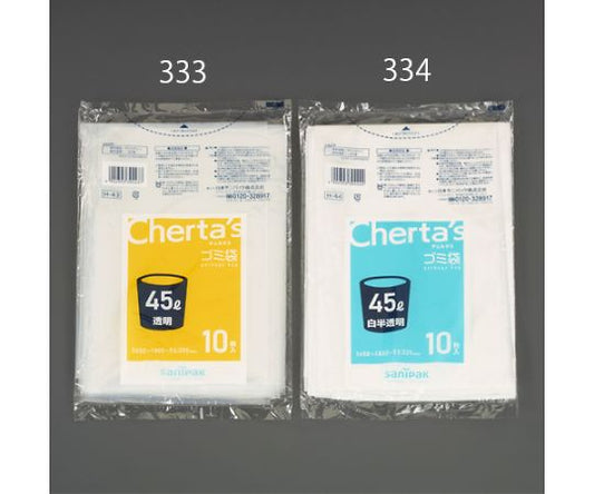 650x800mm/45L Poly Bag (Transparent/Thin/10 pieces) EA995AD-333 1 pack (10 pieces)