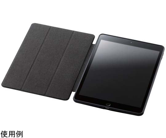 Hybrid Case TOUGH SLIM LITE for iPad 9th Generation (2021 Model) Frame Color with Flap Black TB-A21RTSLFCBK 1 Piece