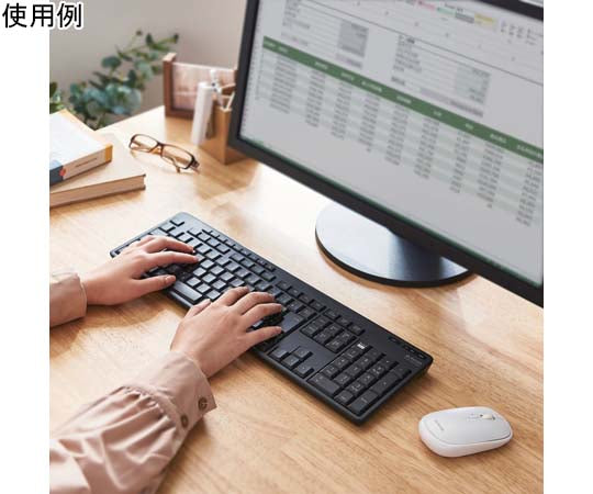 풀 키보드 Bluetooth 정음 설계 항균 블랙 TK-FFBM03SKBK 1개