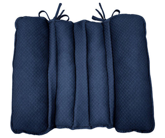 Beaded back cushion 54 x 47 x 3.5cm Antibacterial function Navy HZ001 1 piece