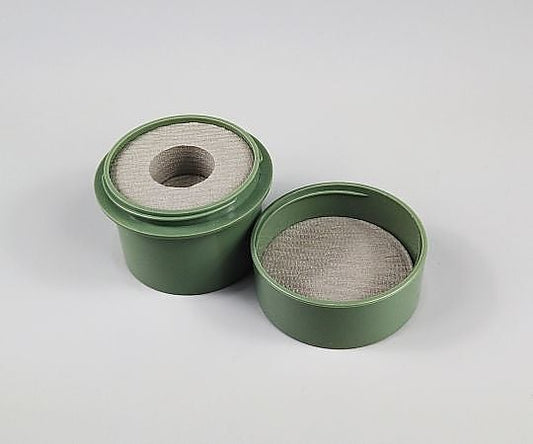 Cylindrical resin case (for precision weights) 100g x 1