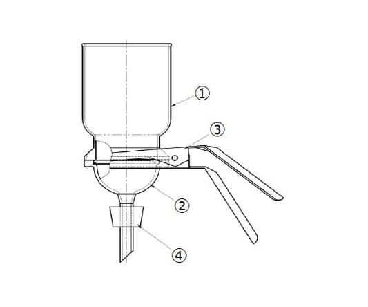 Filter holder Glass filter type FG-47 3913-47 1 set