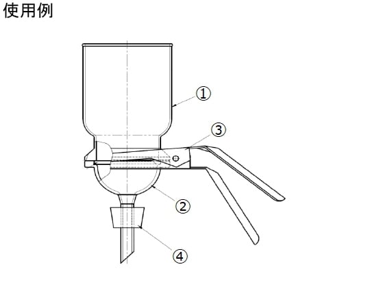 フィルターホルダー 部品：シリコン栓　3923-30/32 1個