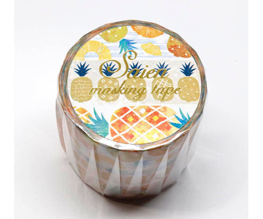 パイナップル 15mm×10m 3柄 3個入　UR-2006 3個入