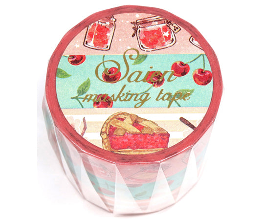 さくらんぼ 15mm×10m 3柄 3個入　UR-2018 3個入