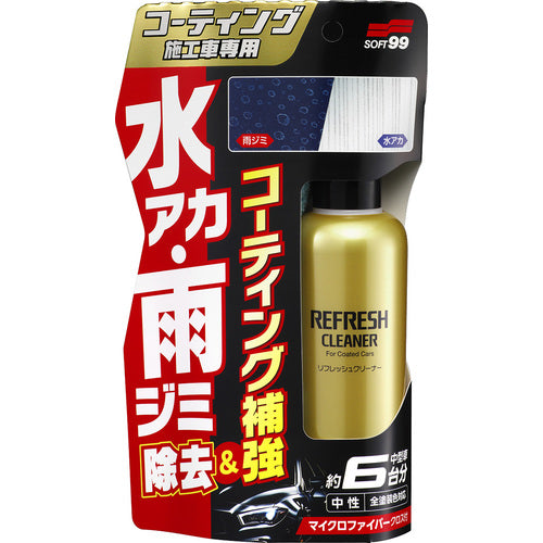 SOFT99 Refresh Cleaner for Coated Vehicles 00251 1 pc