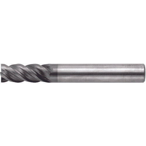 Kyocera Carbide Square End Mill, 3-Blade Solid End Mill, for Automatic Lathes, 3FESW, Blade Diameter 3mm, Blade Length 4.5mm, Total Length 60mm, Shank Diameter 6mm, 4MFK030-045, 1 Piece