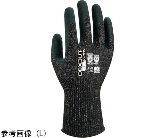 내절창 장갑 위드 DEXCUT DC-640 니트릴 등받이 특수 미끄럼 방지 가공 M사이즈 DEDC640_M_1P 1쌍
