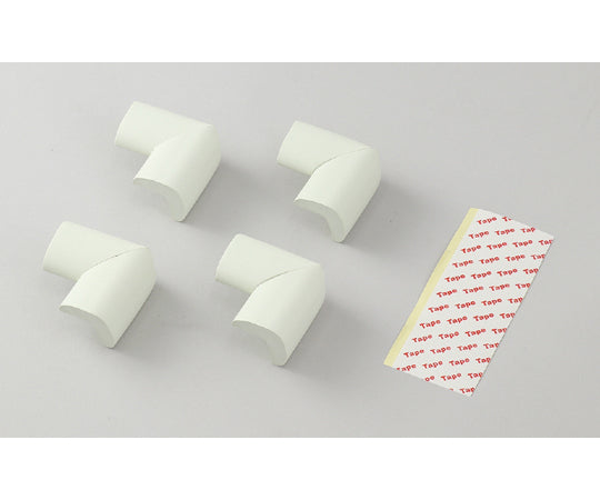 コーナーガードクッション白 角タイプ4個組　7195 1個