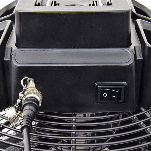 NICHIDO Multi-changer built-in AC/DC compatible rechargeable fan Fuujin K-L450MC 1 unit