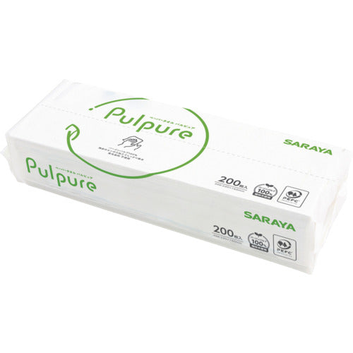 사라야 종이 타월 펄퓨어 200장들이×49봉지 51864 1 CS