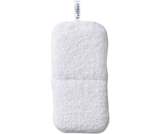 バスボンくん抗菌 はさめるスポンジ ホワイト 1個