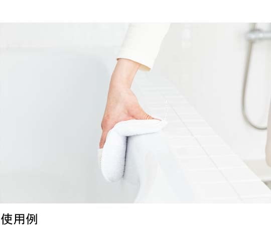 バスボンくん抗菌 はさめるスポンジ ホワイト 1個