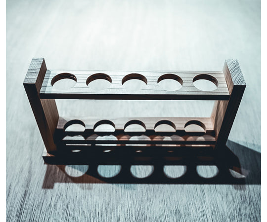 Wooden test tube stand, 25mm diameter hole x 5 tubes, SITATE255SJ, 1 piece