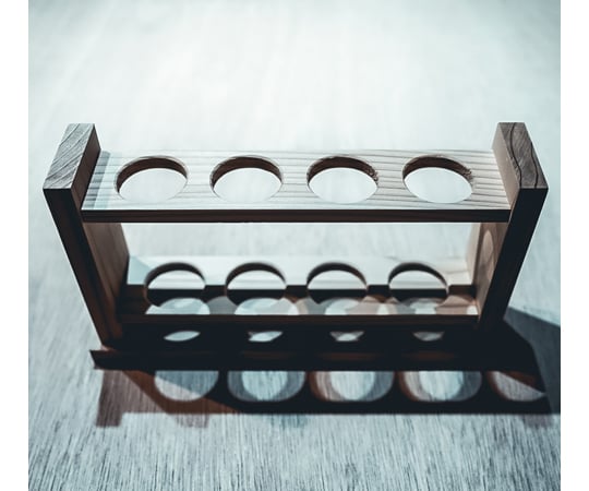 木製 試験管立て 穴30φ×4本立　SITATE304SJ 1個