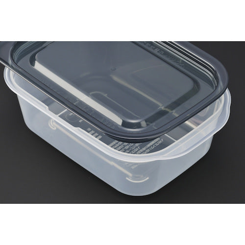 イノマタ化学　楽ちんパック　角型４００ｍｌ　２個組クリアーブラック　1834-CBLK　1 組