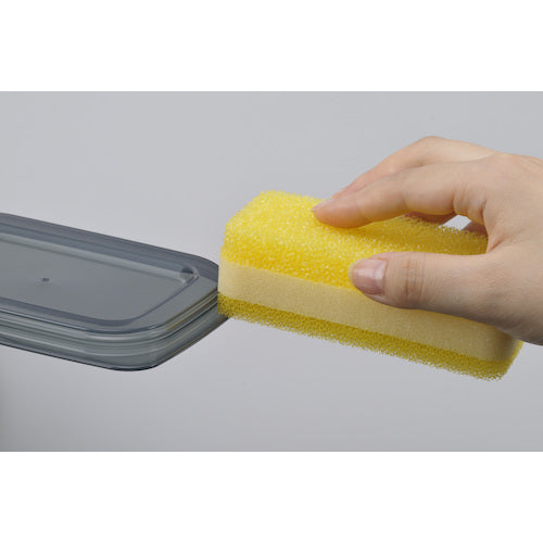 イノマタ化学　楽ちんパック　角型４００ｍｌ　２個組クリアーブラック　1834-CBLK　1 組