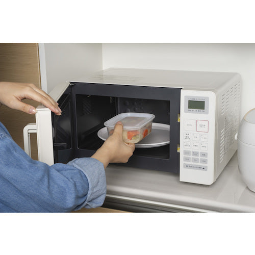 イノマタ化学　楽ちんパック　角型４００ｍｌ　２個組クリアーホワイト　1834-CW　1 組