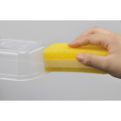 イノマタ化学　楽ちんパック　スクエア２７０ｍｌ　２個組クリアーブラック　1841-CBLK　1 組