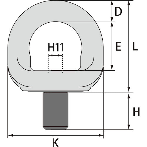 MARTEC Rotary Eyebolt RE-12A RE-12A 1 piece