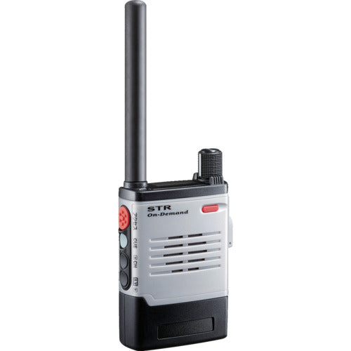 八重洲無線　ヘビーデューティーＳＴＲオンデマンドインカム　特定小電力トランシーバー　グレー　「詳細設定タイプ」　SRFD55-G　1 台