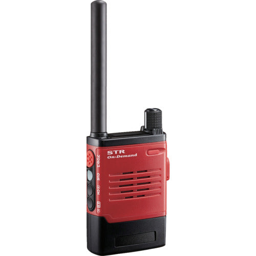 八重洲無線　ヘビーデューティーＳＴＲオンデマンドインカム　特定小電力トランシーバー　レッド　「詳細設定タイプ」　SRFD55-R　1 台